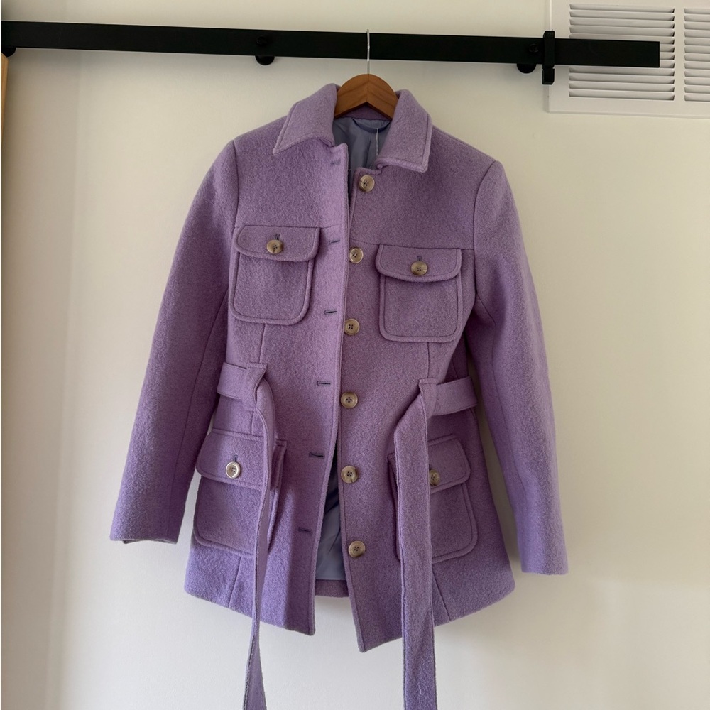 & Other Stories Lavender Wool Jacket